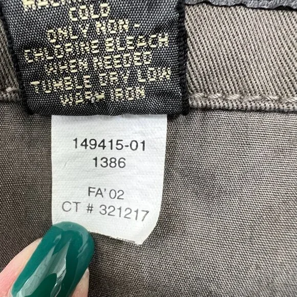 Banana Republic Men's Y2K Cotton Chore Barn Coat Field Jacket Green Size Large - Picture 8 of 11